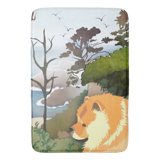 LIL WEATHER Chow -Grooming table/crate mat (Voorkant Verticaal)