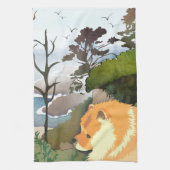 LIL WEATHER Chow - Keukenhanddoek (Verticaal)