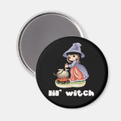 Lil Witch Magneet (Voorkant / Achterkant)