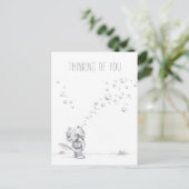 Lil Wolf Bubbles-Briefkaart Briefkaart (Staand voorkant)