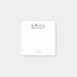 Lil Wolf Canoe schrijft Post-it® Notes