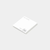 Lil Wolf Christmas Tree Post-it Notes (Schuin)