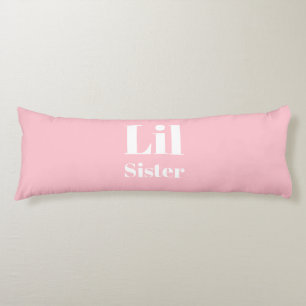 Lil Zuster Pink, wit meisje Lichaamskussen