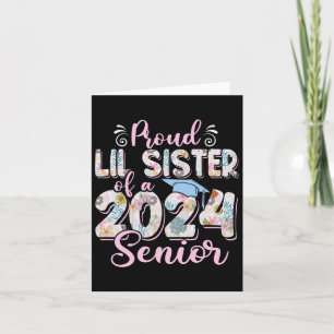 Lil Zuster van een CL van 2024 Senior Afstuderen 2 Kaart