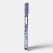 Lila acrylvezel Abstracte vloeisel Case-Mate iPhone Case (Achterkant / Rechts)