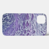 Lila acrylvezel Abstracte vloeisel Case-Mate iPhone Case (Achterkant (horizontaal))