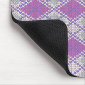 LILA ARGYLE GEBREIDE MUISMAT (Hoek)