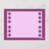 LILA BLADWIJZER BRIEFKAART (Achterkant)