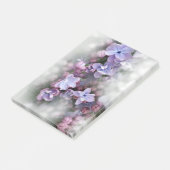 Lila bloei post-it® notes (Schuin)