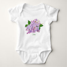 lila bloem paarse waterverf T-shirt
