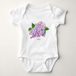 lila bloem paarse waterverf T-shirt