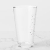 Lila bloemen glas (Rechts)