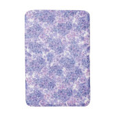 Lila bloemen met waterverf badmat (Voorkant Verticaal)