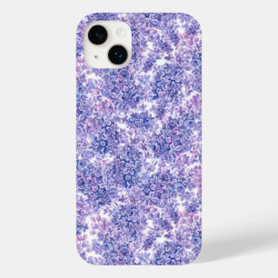 Lila bloemen met waterverf Case-Mate iPhone 14 plus hoesje