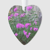 Lila bloemen Ornament (voorkant)