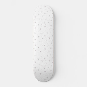 Lila bloemen skateboard