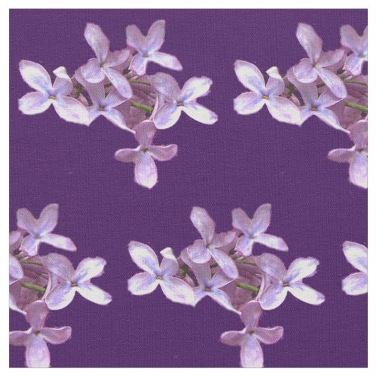 Lila bloemen stof (Close Up)