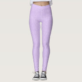 Lila bloesem leggings (Voorkant)