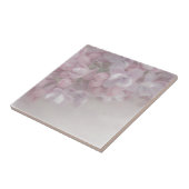 Lila bloesem tegeltje (Zijkant)