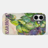 lila bloesems iPhone / iPad case (Achterkant (horizontaal))