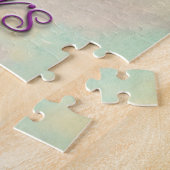 lila bloesems Puzzel Legpuzzel (Zijkant)