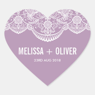 Lila Brocade Lace   Sticker voor weddenschap