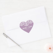 Lila Brocade Lace | Sticker voor weddenschap (Envelop)