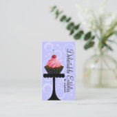 Lila broodbakkerij visitekaartje (Staand voorkant)