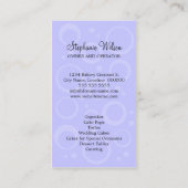 Lila broodbakkerij visitekaartje (Achterkant)