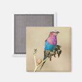 Lila broodrooster magneet (Voorkant / Achterkant)