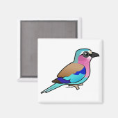 Lila broodrooster magneet (Voorkant / Achterkant)