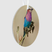 Lila broodrooster ornament (voorkant)