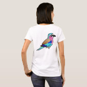 Lila broodrooster t-shirt (Achterkant volledig)