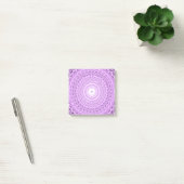 Lila cirkelpatroon post-it® notes (Kantoor)