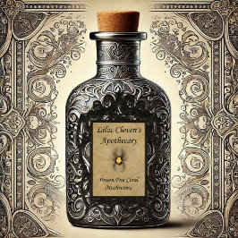 Lila Cloven's Apothecary: Gifvuur Koraal Sticker