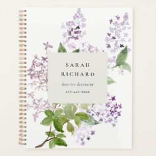 Lila Cottage Tuin Bloemen Bunch Business Planner