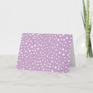 Lila Dalmatische Spots, Dalmatische Stippen, gecit Kaart