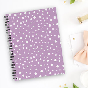 Lila Dalmatische Spots, Dalmatische Stippen, gecit Notitieboek