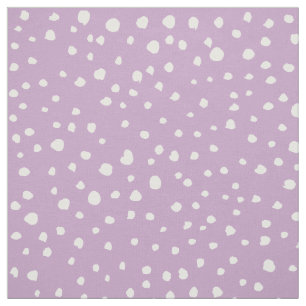 Lila Dalmatische Spots, Dalmatische Stippen, gecit Stof