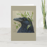 Lila de raven card (verticaal)