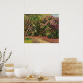 Lila, de tuin van de kunstenaar poster (Keuken)