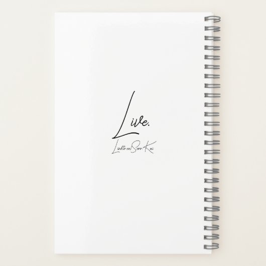 Lila draak in het wolkenjournaal notitieboek (Achterkant)