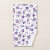 Lila dromen en vlinderfluisteringen bad handdoek (Handdoek)