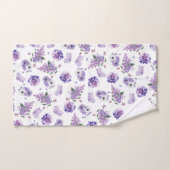 Lila dromen en vlinderfluisteringen bad handdoek (Handdoek)