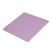 Lila effen kleur | Klassiek Elegant Tegeltje (Zijkant)