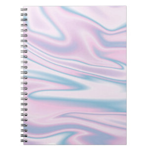 Lila en blauwe afdruklaptop notitieboek