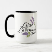 Lila en Lavender Bistro Mok (Links)