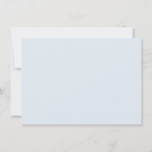 Lila en mosterdblauwe kledij kaart (Achterkant)