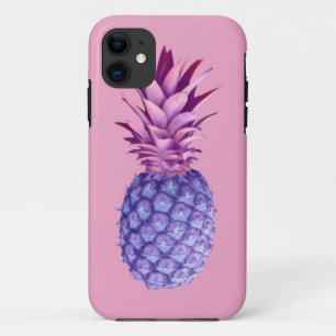 Lila en roze ananas iPhone 11 hoesje