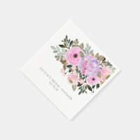 Lila en Roze Floral Bouquet Vrijgezellenfeest Aang